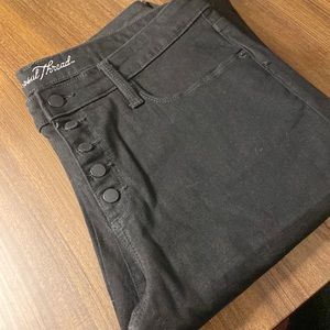 Universal Threads black Button Fly Flare Jeans
